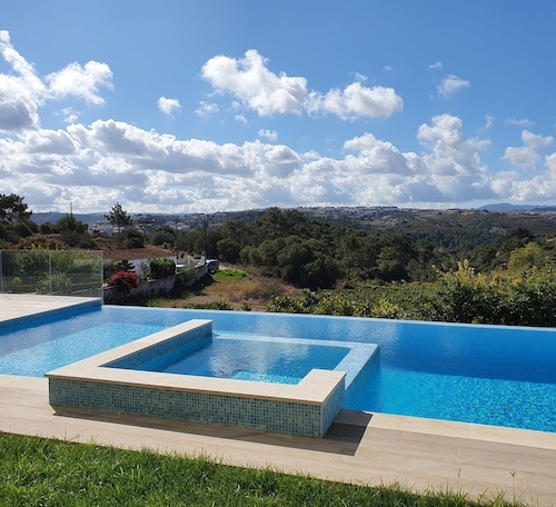 Double infinity pool with amazing views